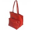1 + 1 zadarmo - Shopper kabelka David Jones 6216-2 20WL červená + dámska peňaženka Romina&Co A322 červená grátis