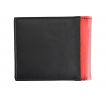 Pánska kožená peňaženka Cavaldi N992-SPN červeno-čierna