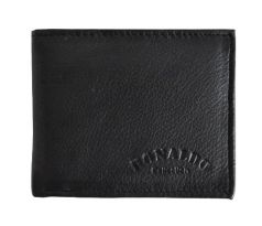Pánska kožená RFID peňaženka v krabičke Ronaldo 0035-D-5304 čierna