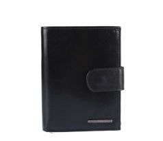 Pánska kožená RFID peňaženka v krabičke Bellugio EM-103R-073 čierna