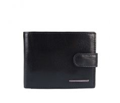 Pánska kožená RFID peňaženka v krabičke Bellugio EM-103R-035 čierna
