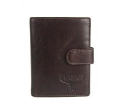 Pánska kožená RFID peňaženka v krabičke Buffalo Wild N4L-BWJ tmavohnedá