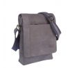 Kožená pánska taška cez rameno Wild 772-TGH-3096 sivá