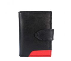 Pánska kožená RFID peňaženka v krabičke Bellugio AD-43R-216 čierna
