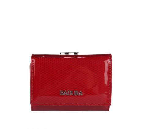 Dámska kožená RFID peňaženka v krabičke Badura B-41374P-SBR červená