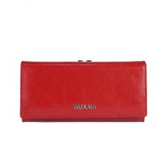 Dámska kožená RFID peňaženka v krabičke Badura B-43876P-BPR červená