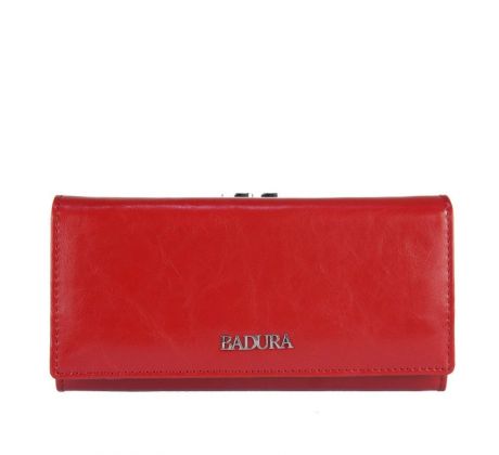 Dámska kožená RFID peňaženka v krabičke Badura B-43876P-BPR červená
