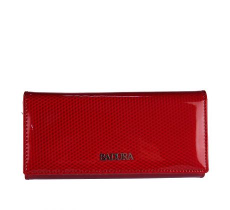 Dámska kožená RFID peňaženka v krabičke Badura B-72401P-SBR červená