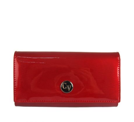 Dámska kožená peňaženka v krabičke Cavaldi so vzorom hadej kože H27-1-SH červená