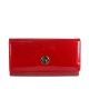 Dámska kožená peňaženka v krabičke Cavaldi so vzorom hadej kože H20-1-SH červená