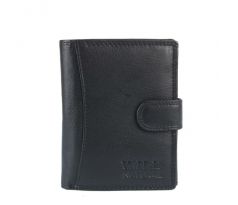 Pánska kožená RFID peňaženka v krabičke Wild 507X-BLK-GT čierna
