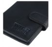 Pánska kožená RFID peňaženka v krabičke Wild 707X-BLK-GT čierna