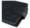 Pánska kožená RFID peňaženka v krabičke Wild 705X-BLK-GT čierna