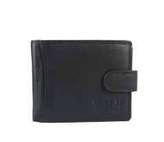 Pánska kožená RFID peňaženka v krabičke Wild 506X-BLK-YDM čierna