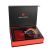 Luxusná kožená dámska darčeková sada Pierre Cardin - peňaženka + opasok ZG-W-06 červená